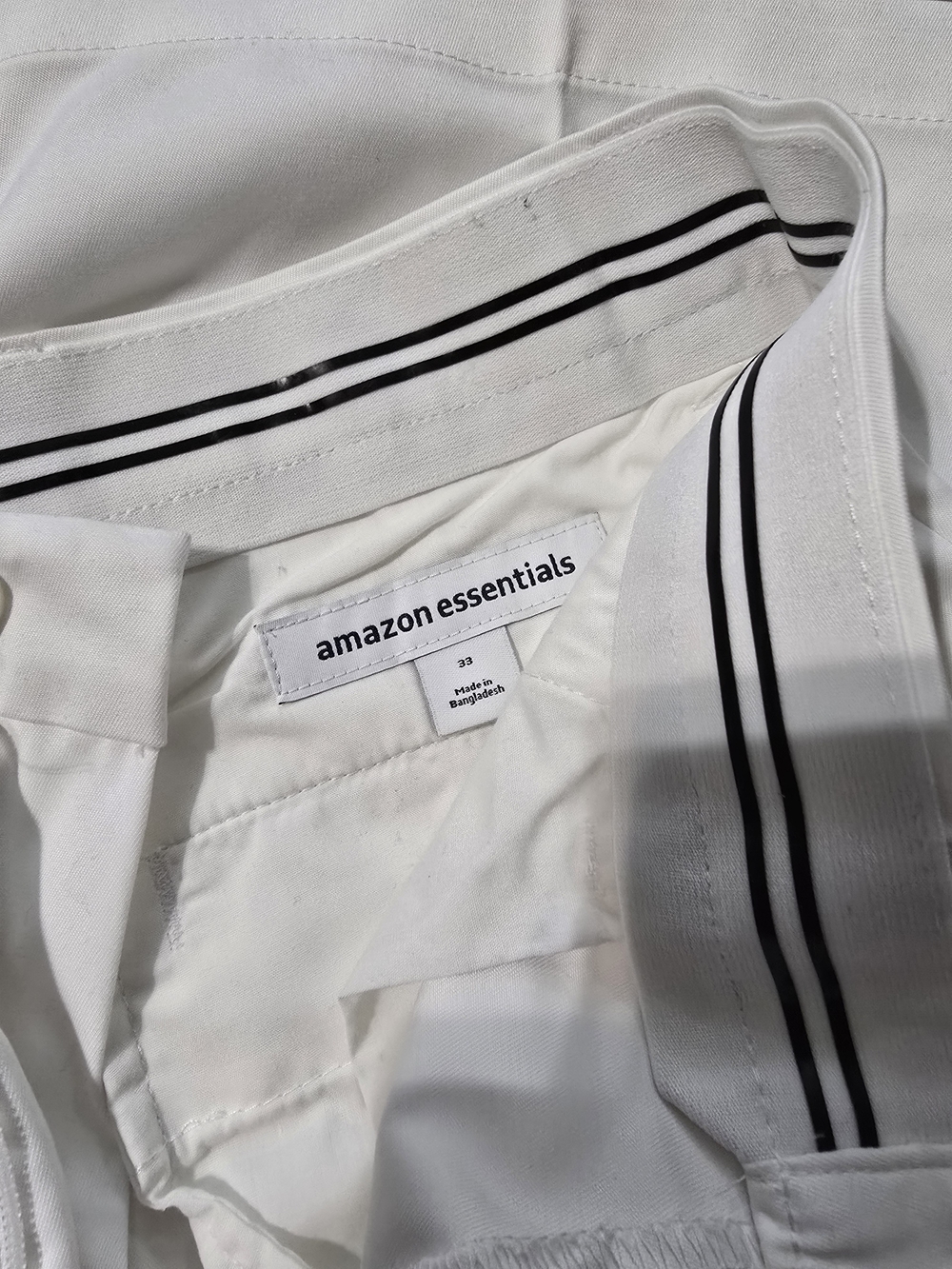 Amazon Essentials White Shorts